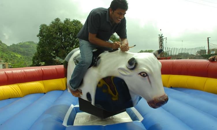 Mechanical Bull Ride in Coorg