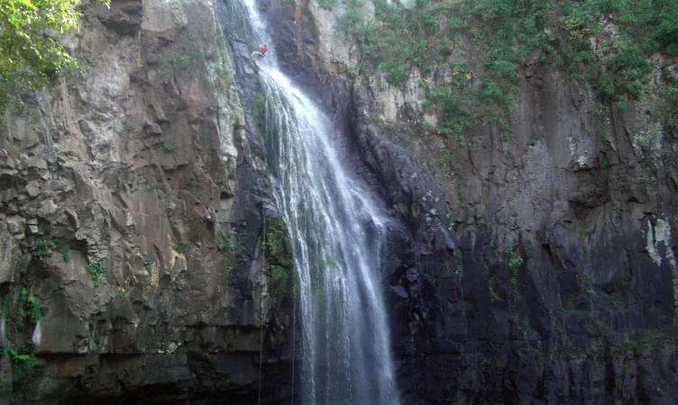 Waterfall Rappelling at Amsoi