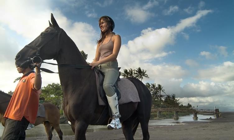 Horse Riding on Saba Bay Beach in Bali