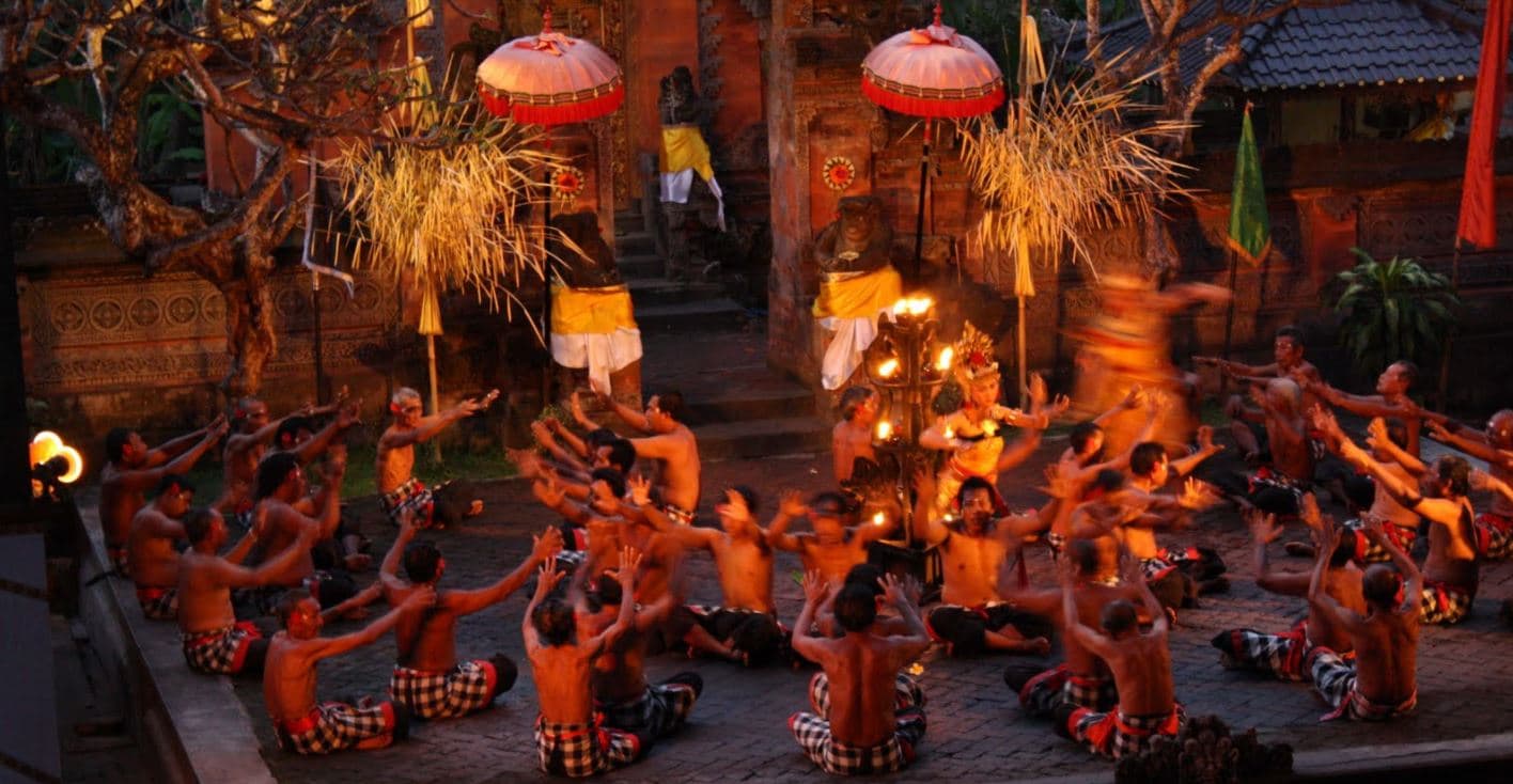 Watch Kecak Fire Dance Together