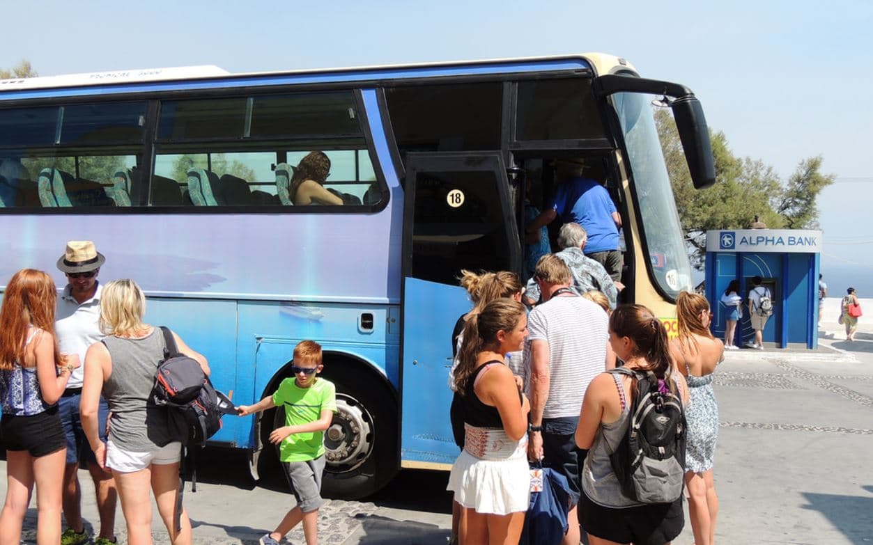 Santorini’s buses (KTEL)