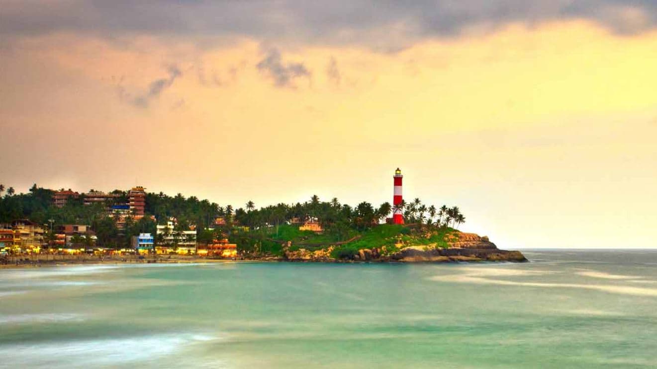 Kovalam (Palm-Backed Beaches)