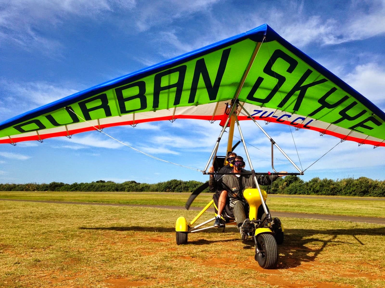 Microlight Flight Near Durban