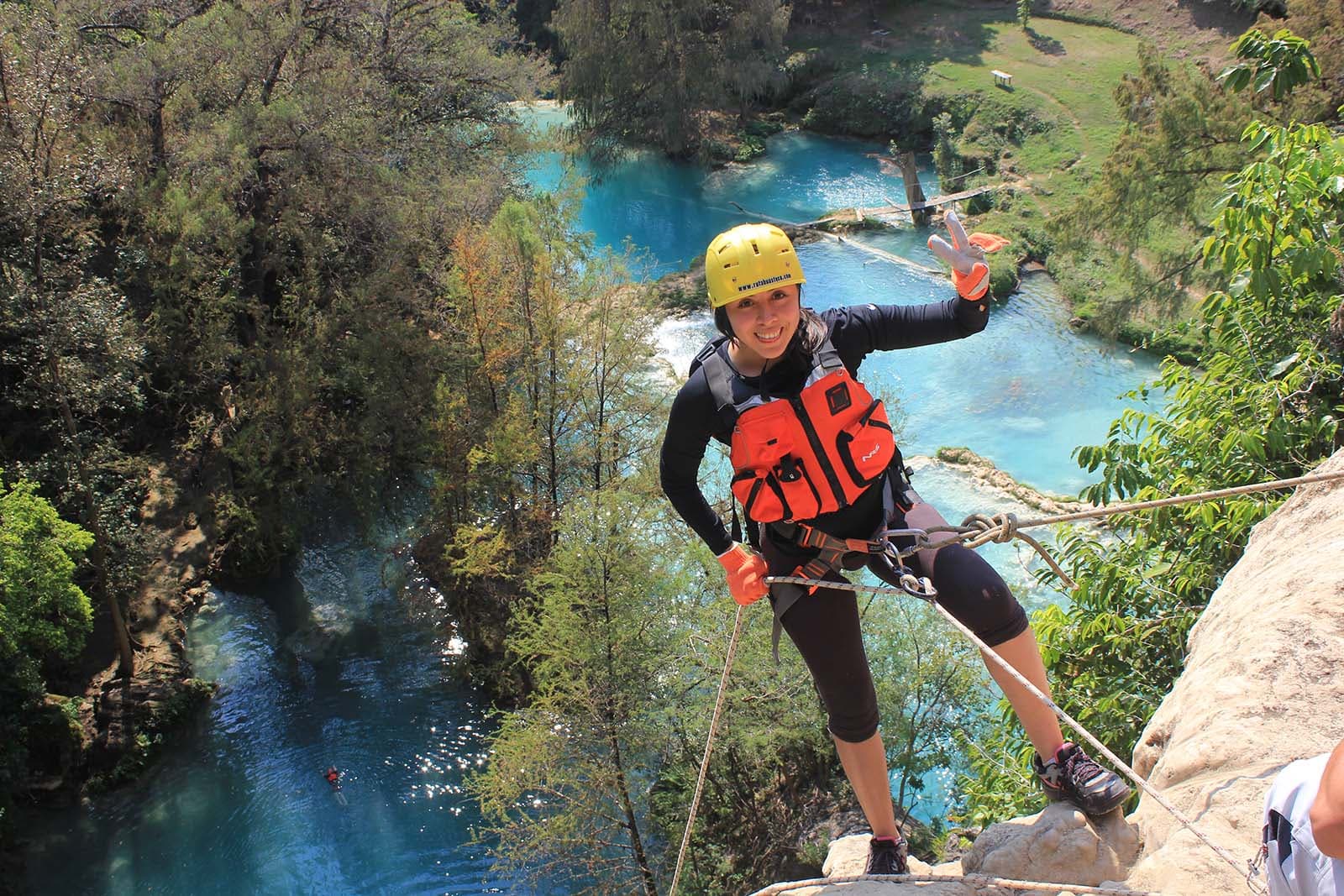 Rappelling as an Adventure Thrill