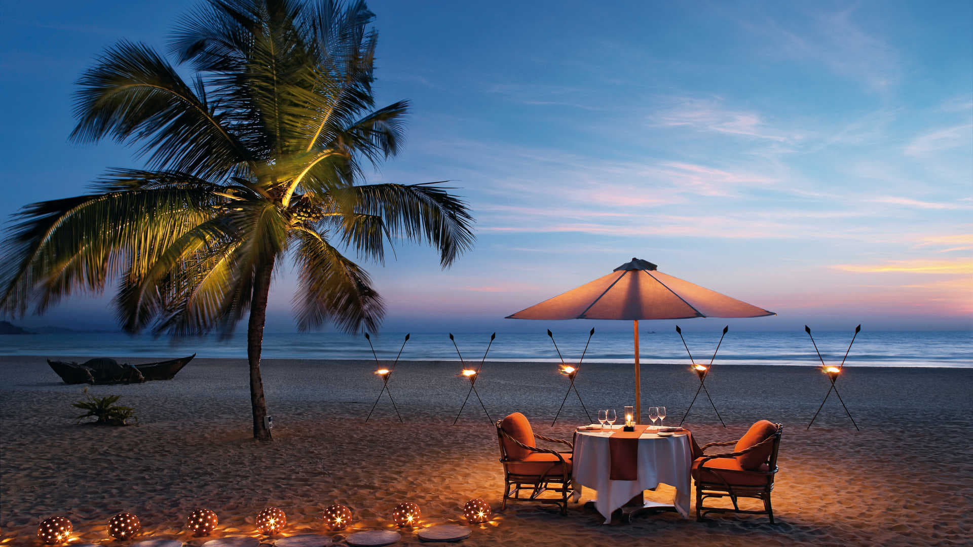 Candle Light Dinner on the Beach