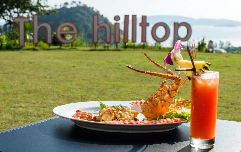 Enjoy Food with View at The Hilltop