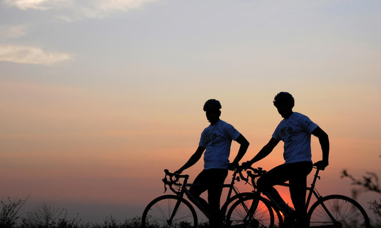 Cycling in Pachmarhi