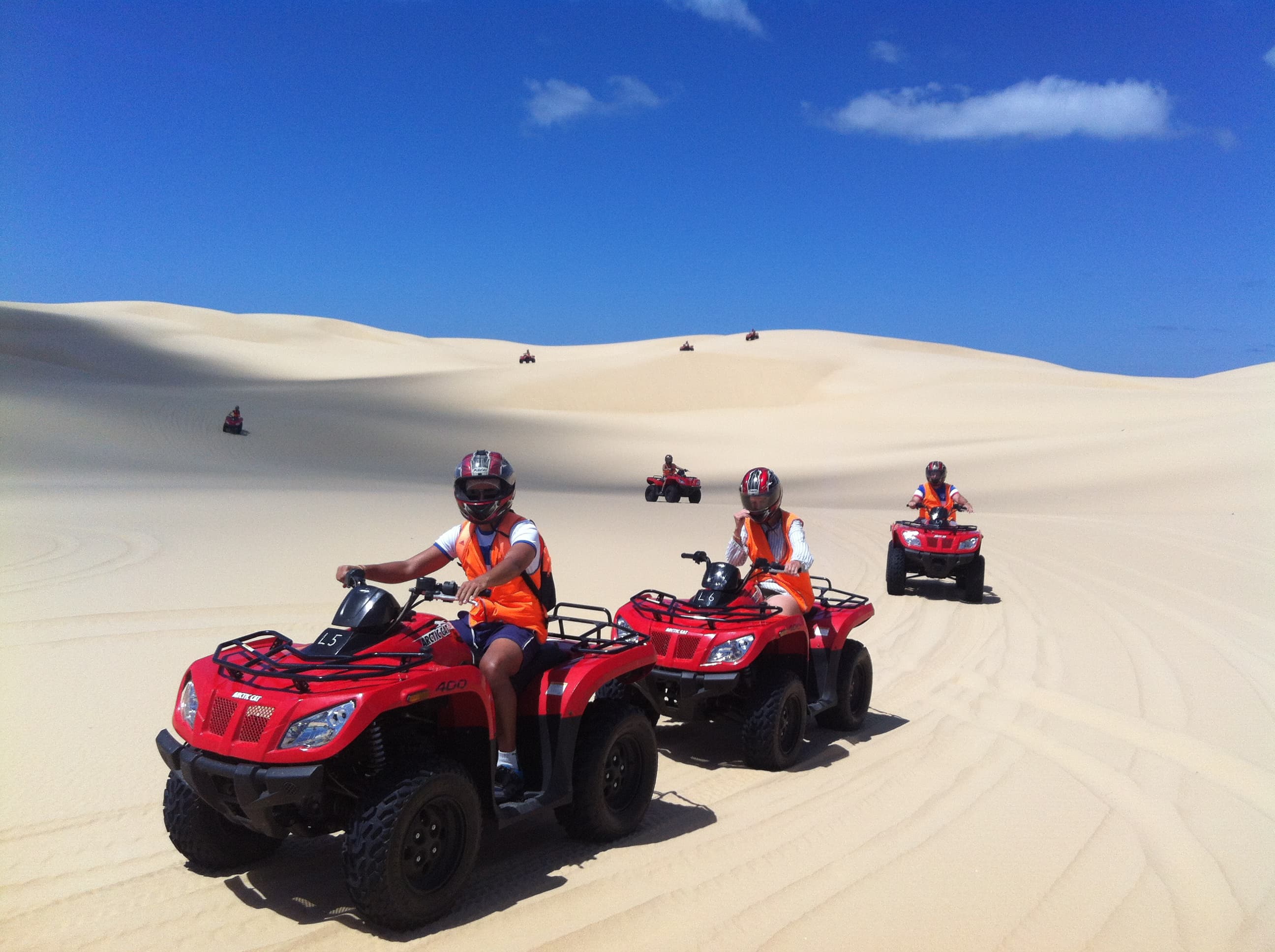 Quad Biking at Hunder Sand Dunes