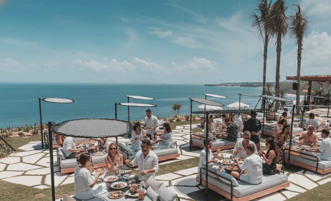Indulge in Poolside Dining at Ulu Cliffhouse