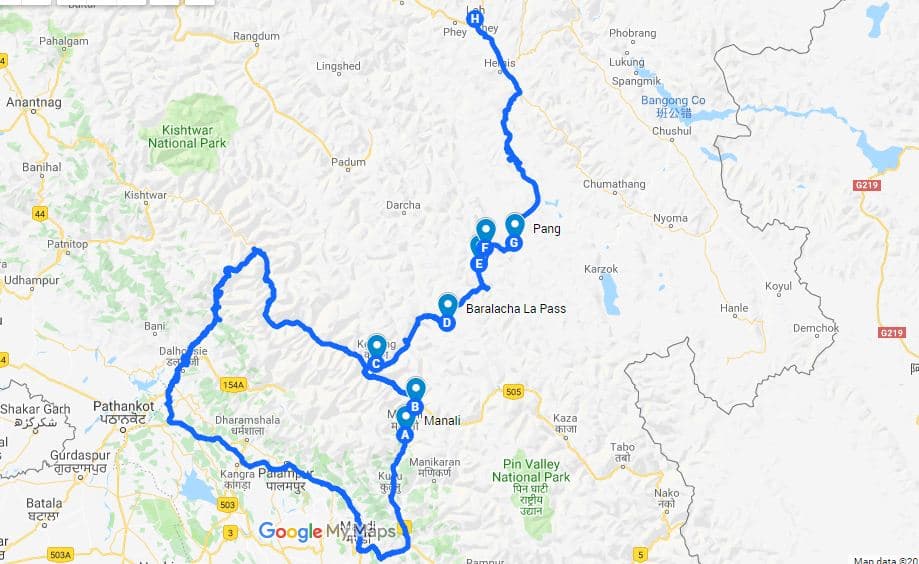 Manali to Leh