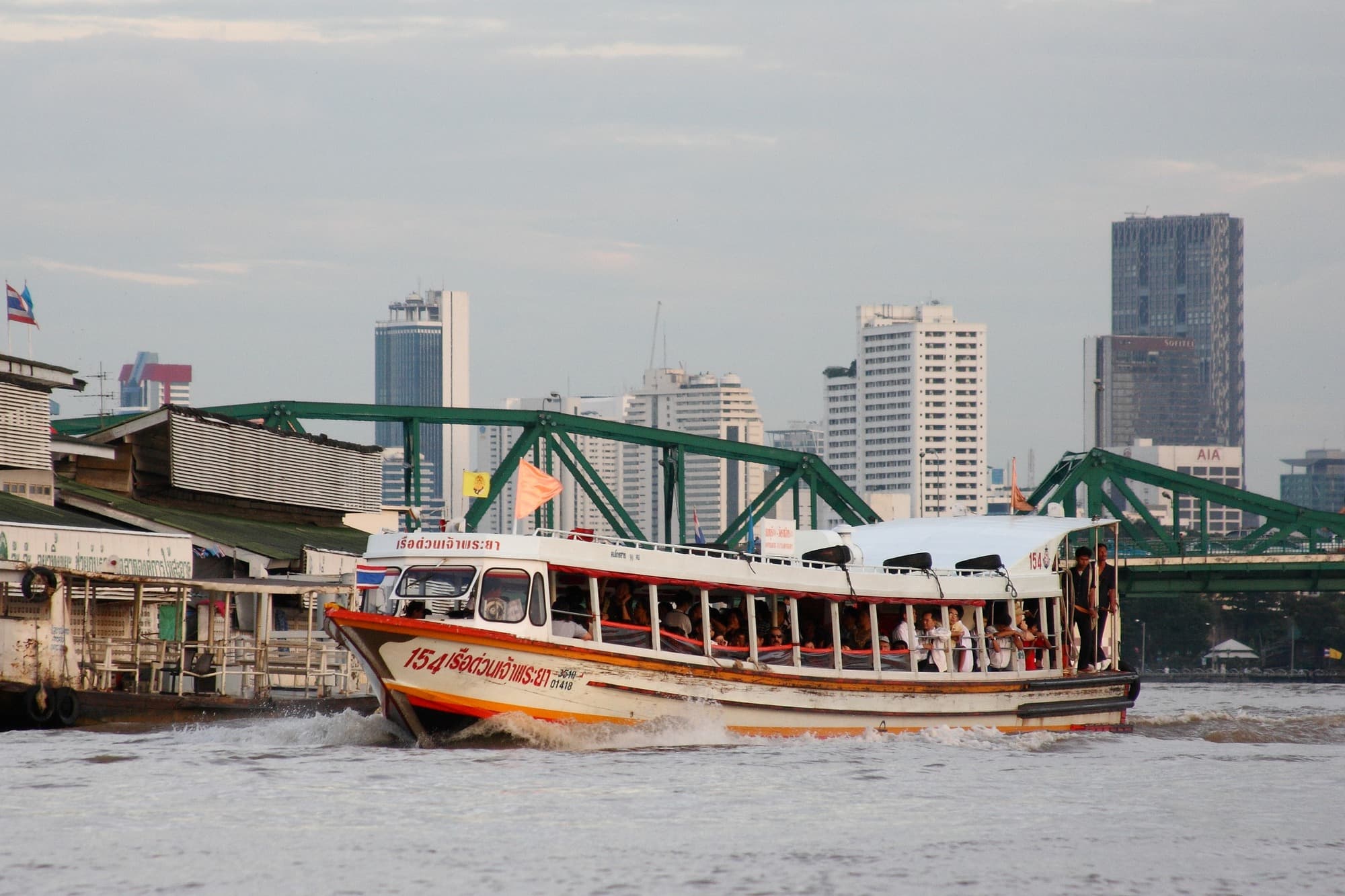 Ride a Water Taxi in Bangkok