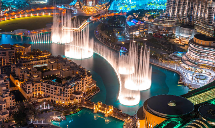 Watch Dubai Fountain at the Burj Khalifa Lake