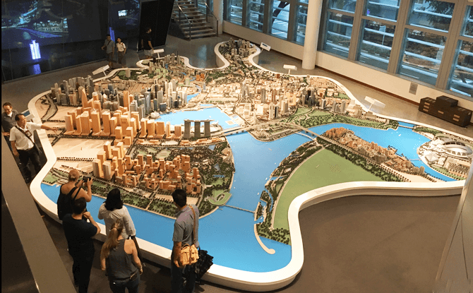 Visit the Singapore City Gallery