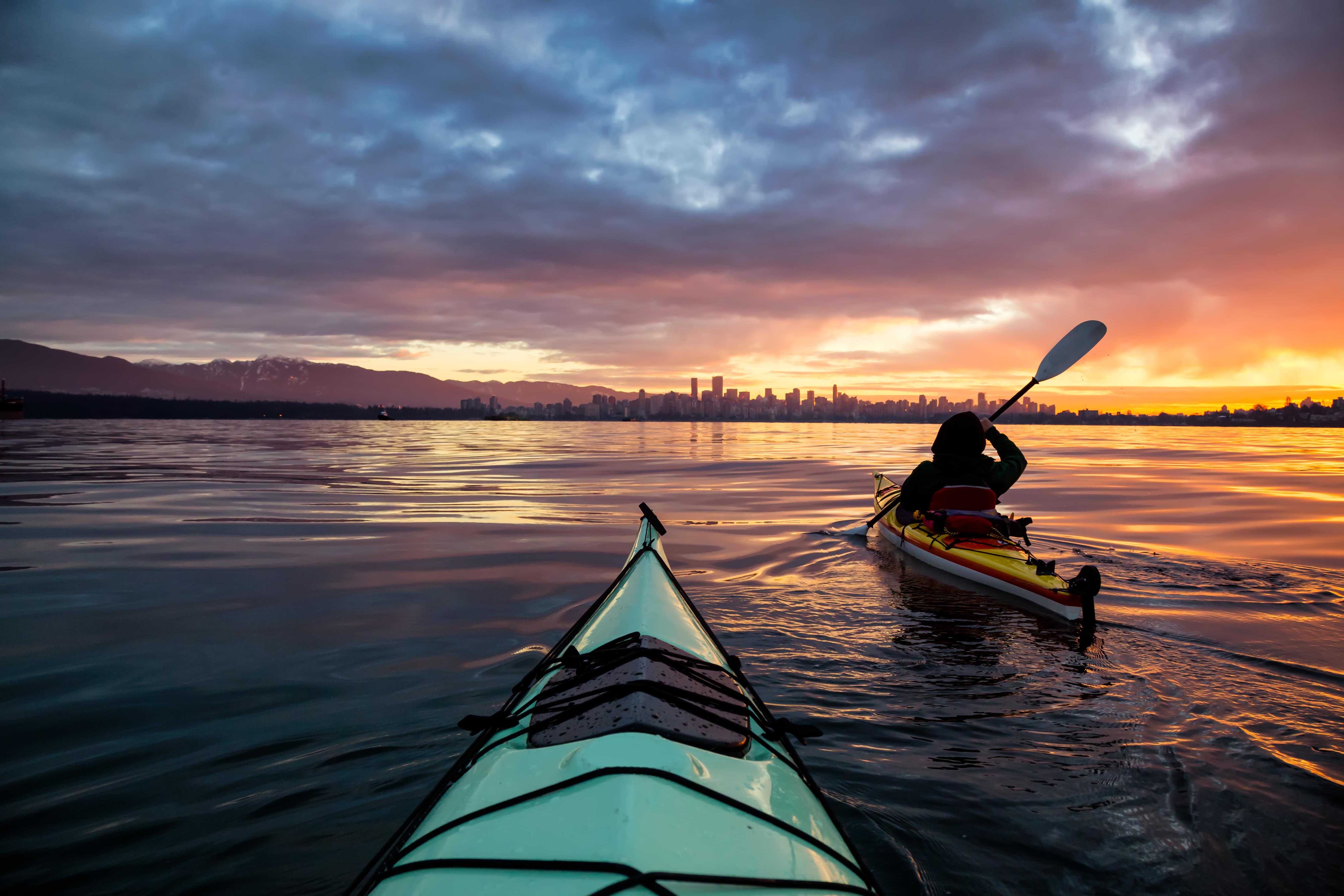 Kayaking at Sai Kung