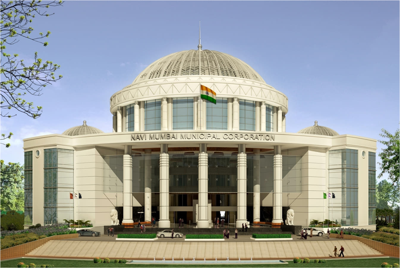 Watch one of India’s Tallest Flag at Navi Mumbai Municipal Corporation