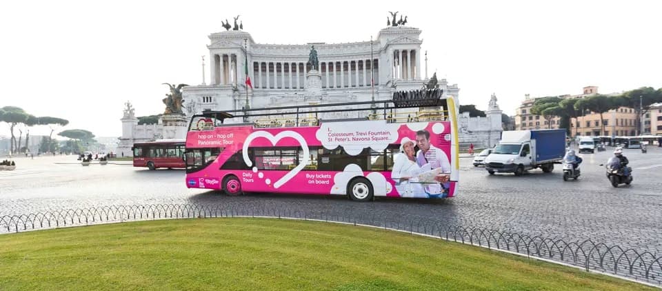 Hop on Hop off Rome Sightseeing Tour | Book Now @ ₹1799 Only!