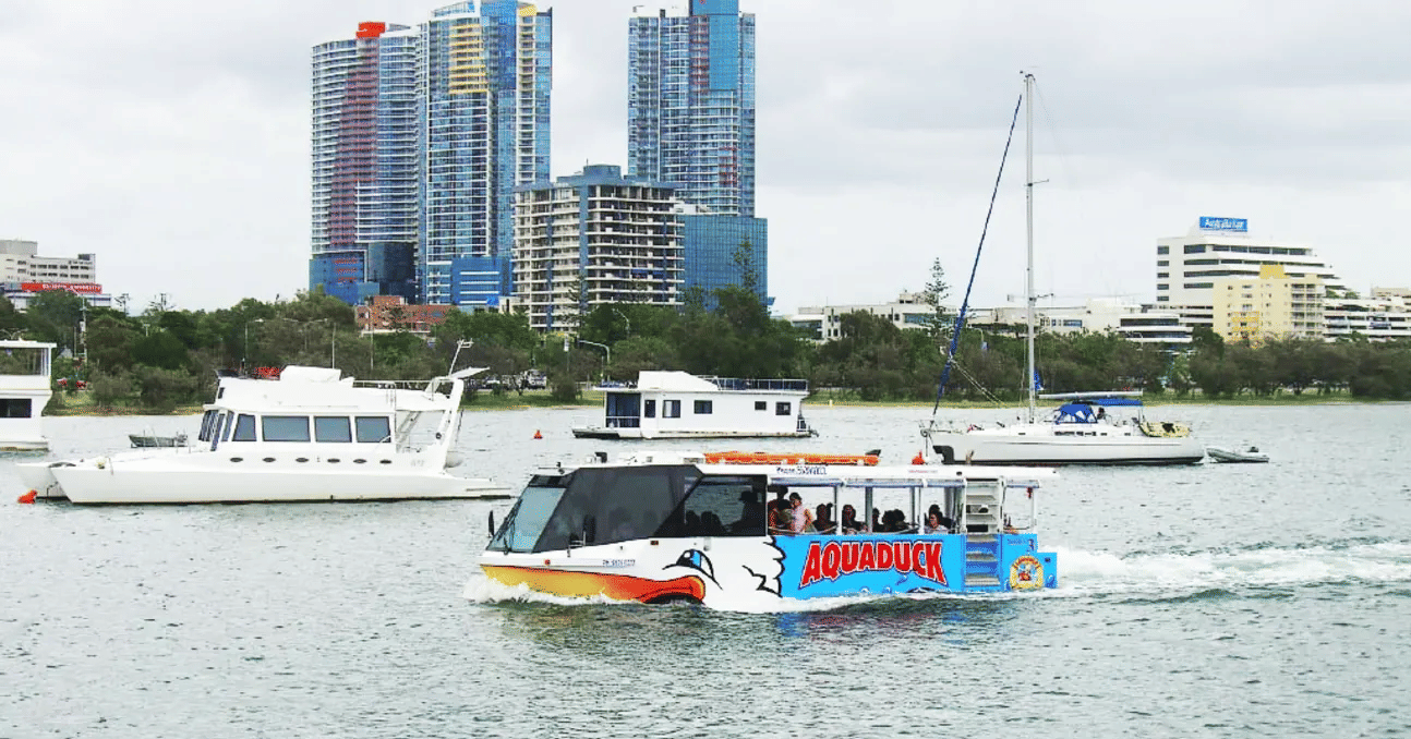 Aquaduck Goldcoast Safari City Tour with River Cruise