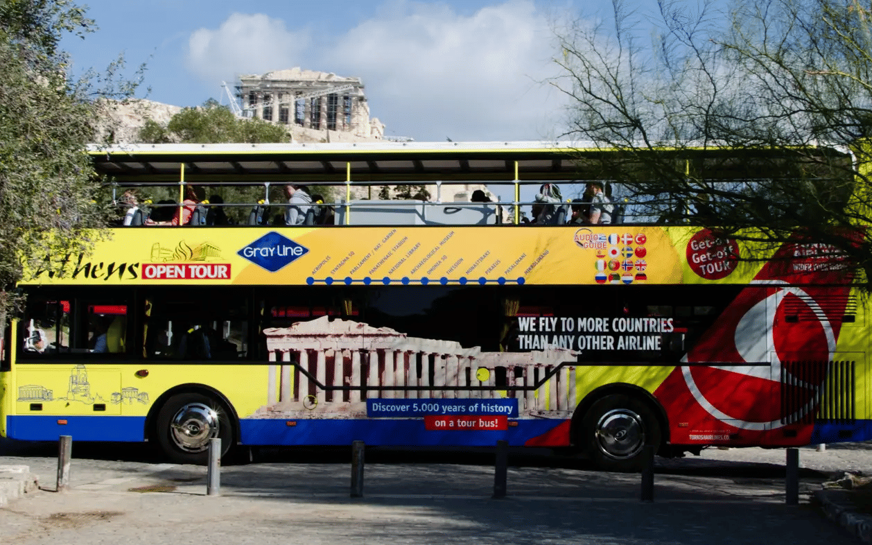 Athens Piraeus & Beaches Hop on Hop off Bus | Save 19% off