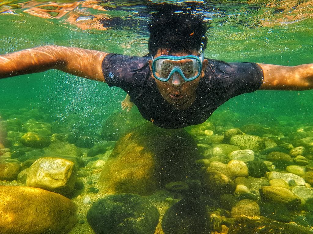 Snorkeling in Dawki