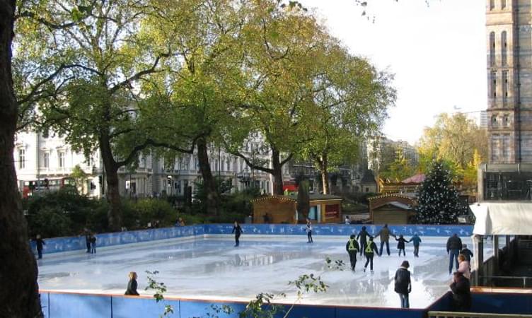 Go to the Natural History Museum for Ice Skating