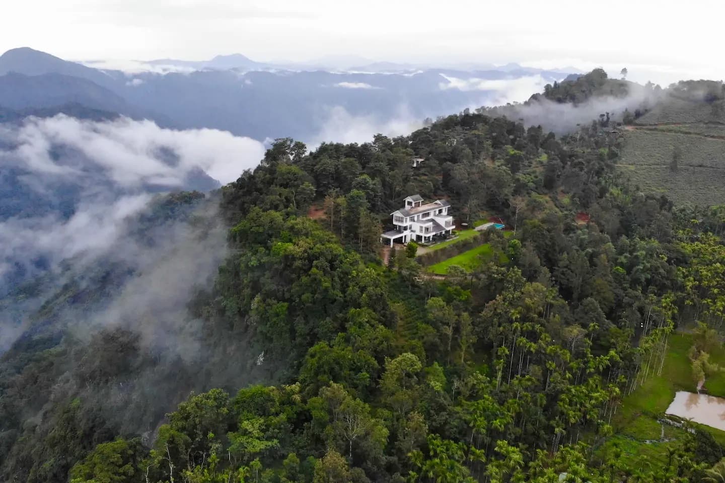 A Home in the Woods with Private Waterfall, Wayanad