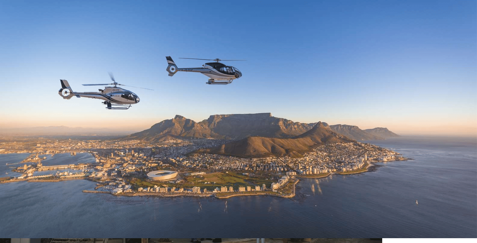 Two Oceans Scenic Helicopter Flight from Cape Town, Book @ Flat 10% off