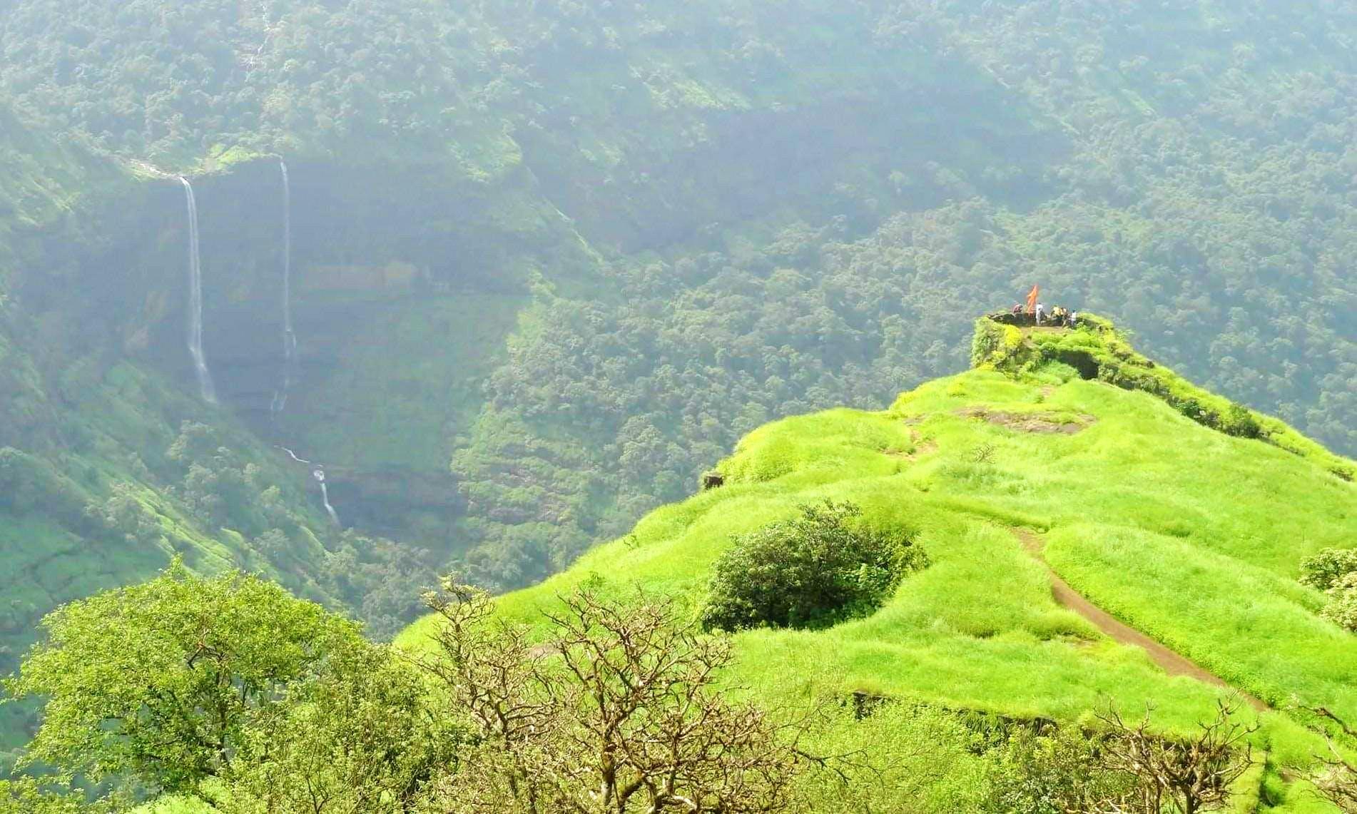 top view of kondana fort