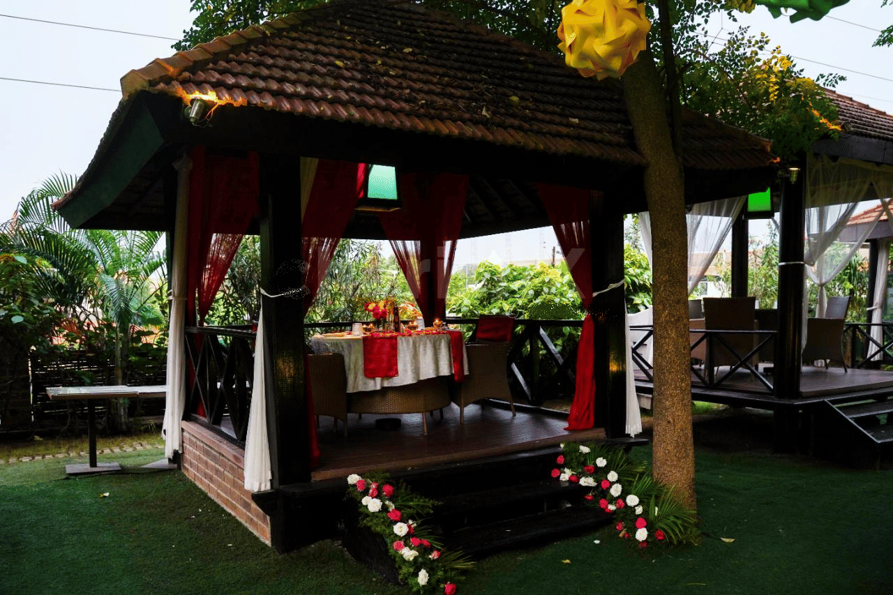 Romantic Gazebo Candlelight Dinner in Bangalore