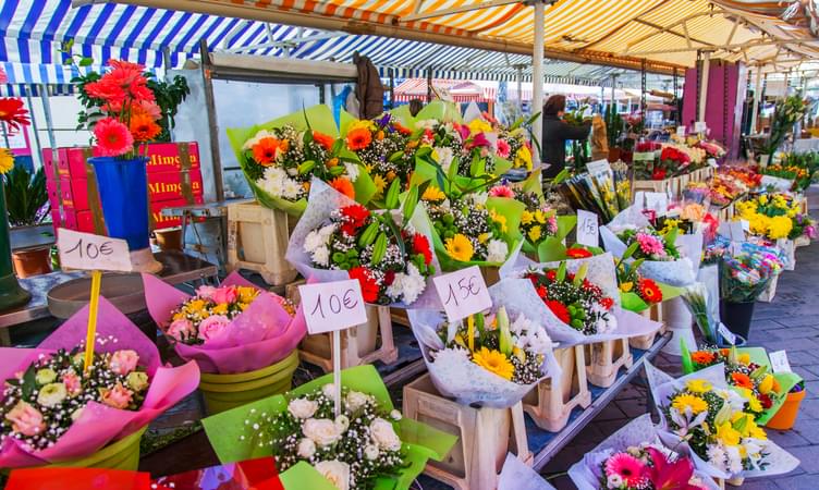 Marche aux Fleurs Cours Saleya