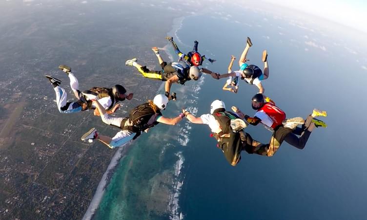 Skydiving, Diani Beach