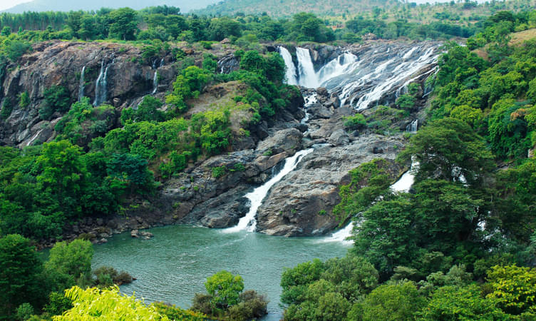 Visit Shivasamudram Waterfall