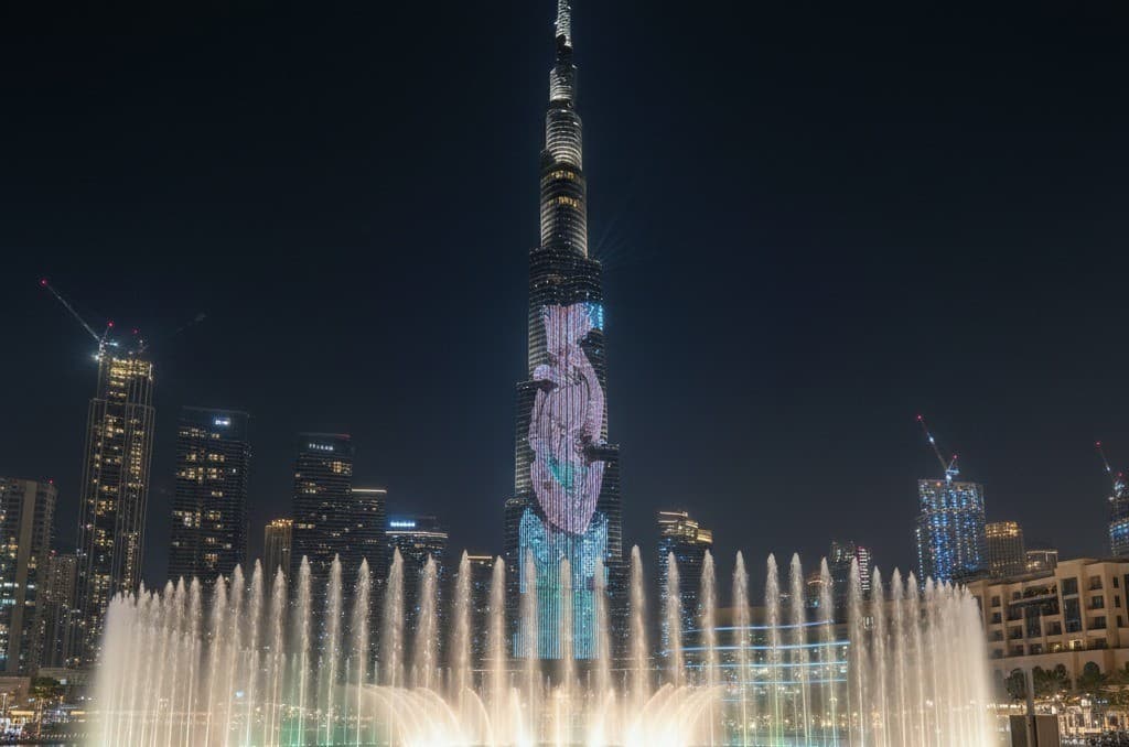 Dubai Fountain: Downtown Dubai 