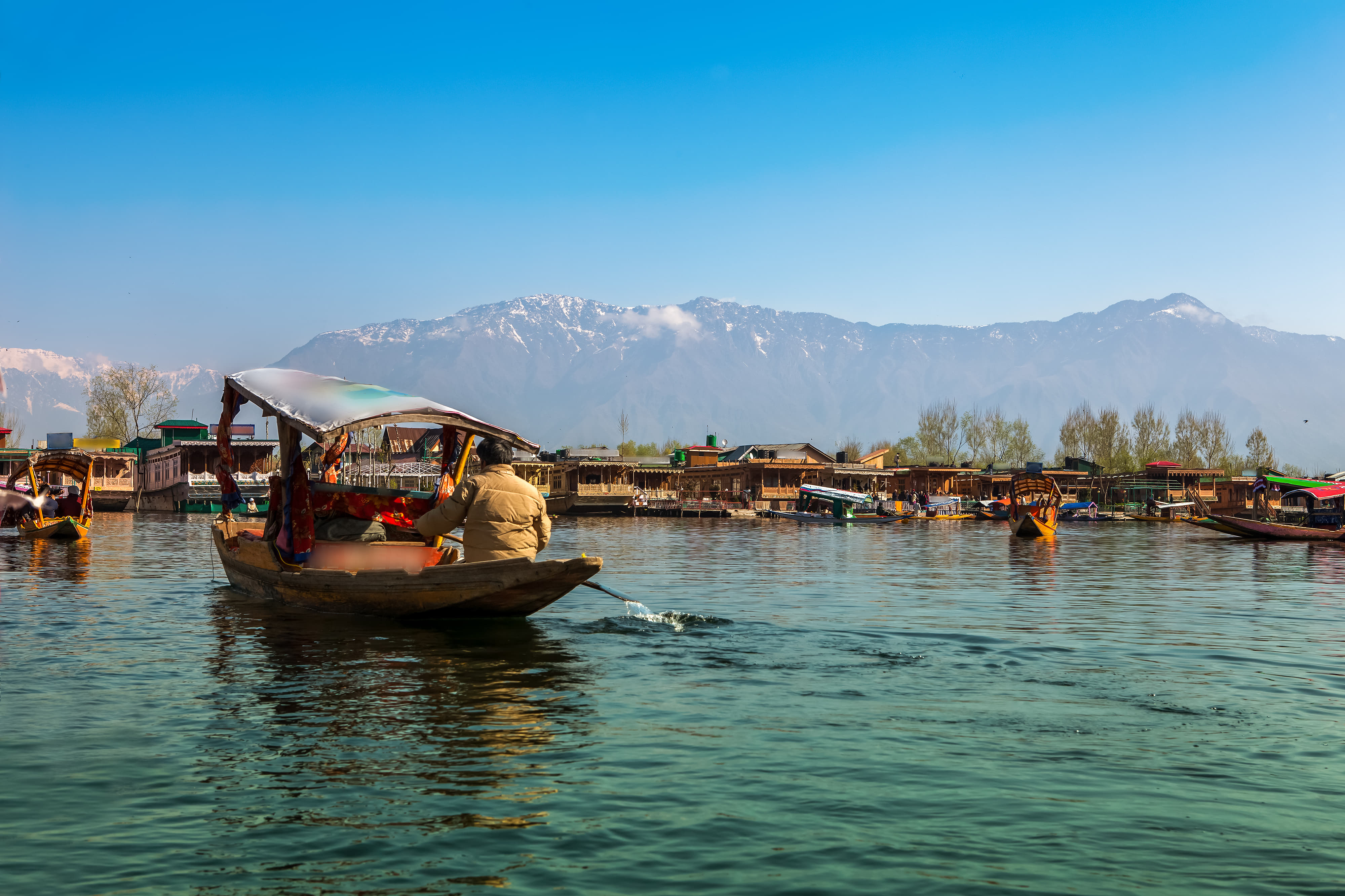Boating at Dal Lake
