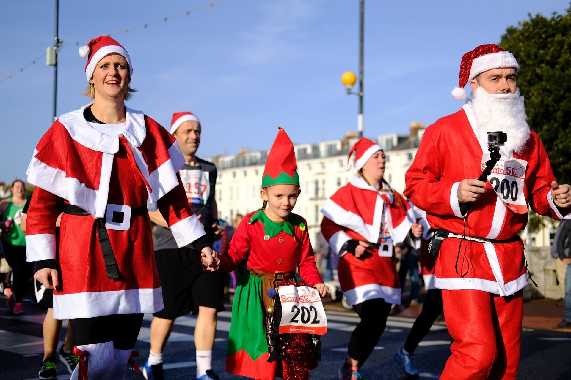 Have Fun At Santa's Charity Run