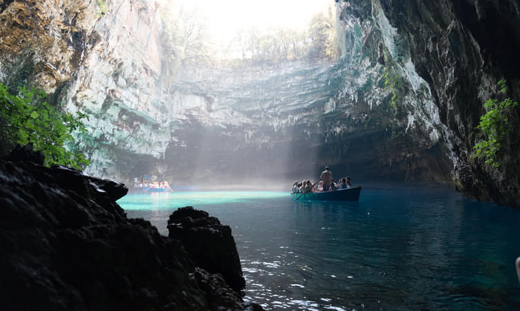 Go Spelunking at Melissani Cave