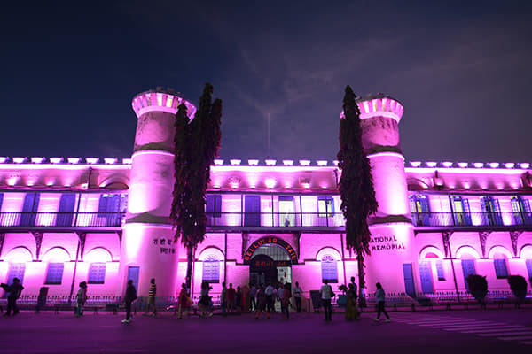 Light and Sound Show at Cellular Jail