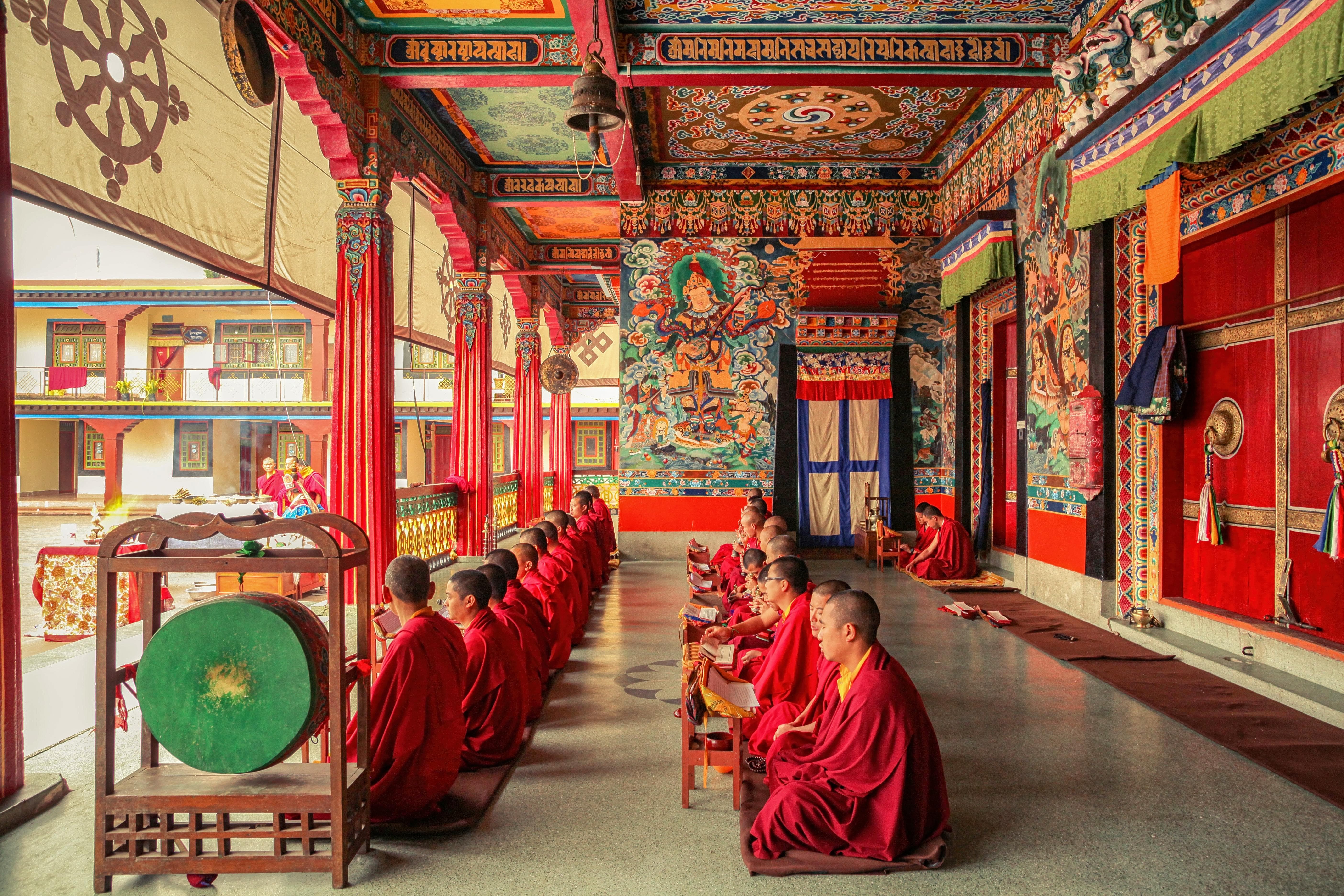  Attend Early Morning Prayers At A Monastery
