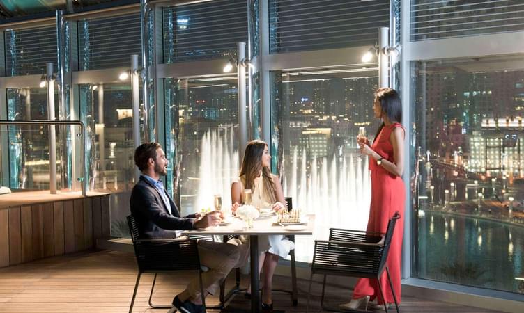 At the Top + The Cafe: Levels 124 & 125 With Complimentary Beverage