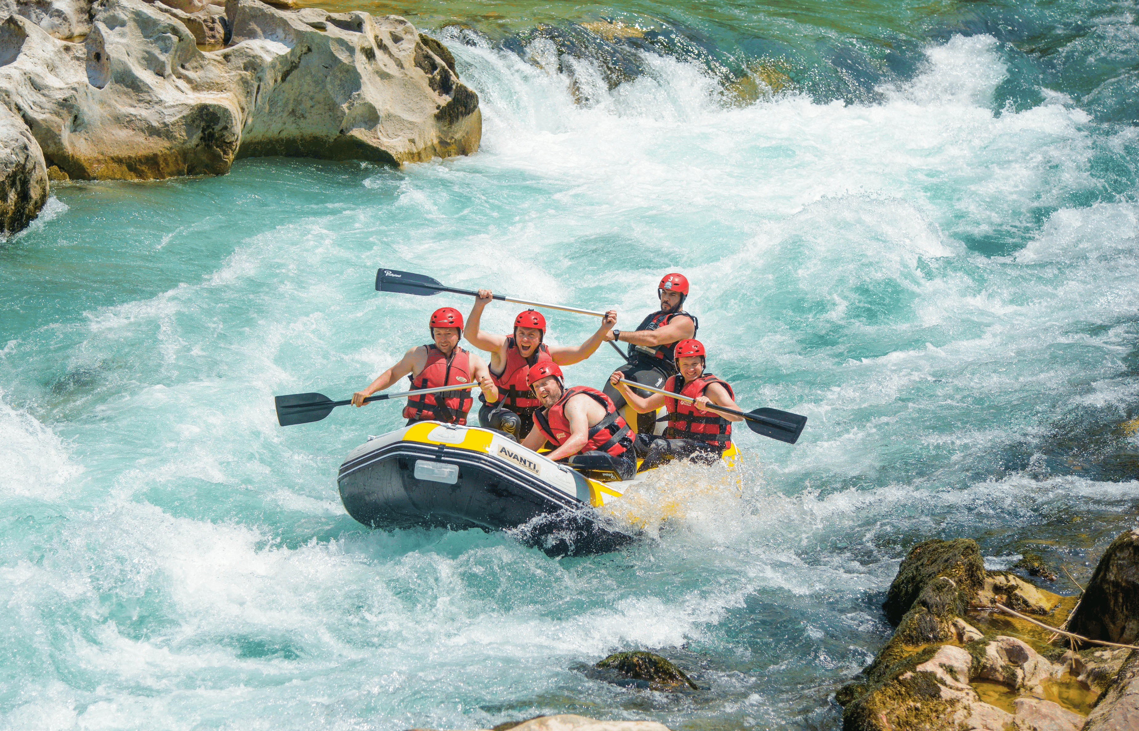 River Rafting in Summer
