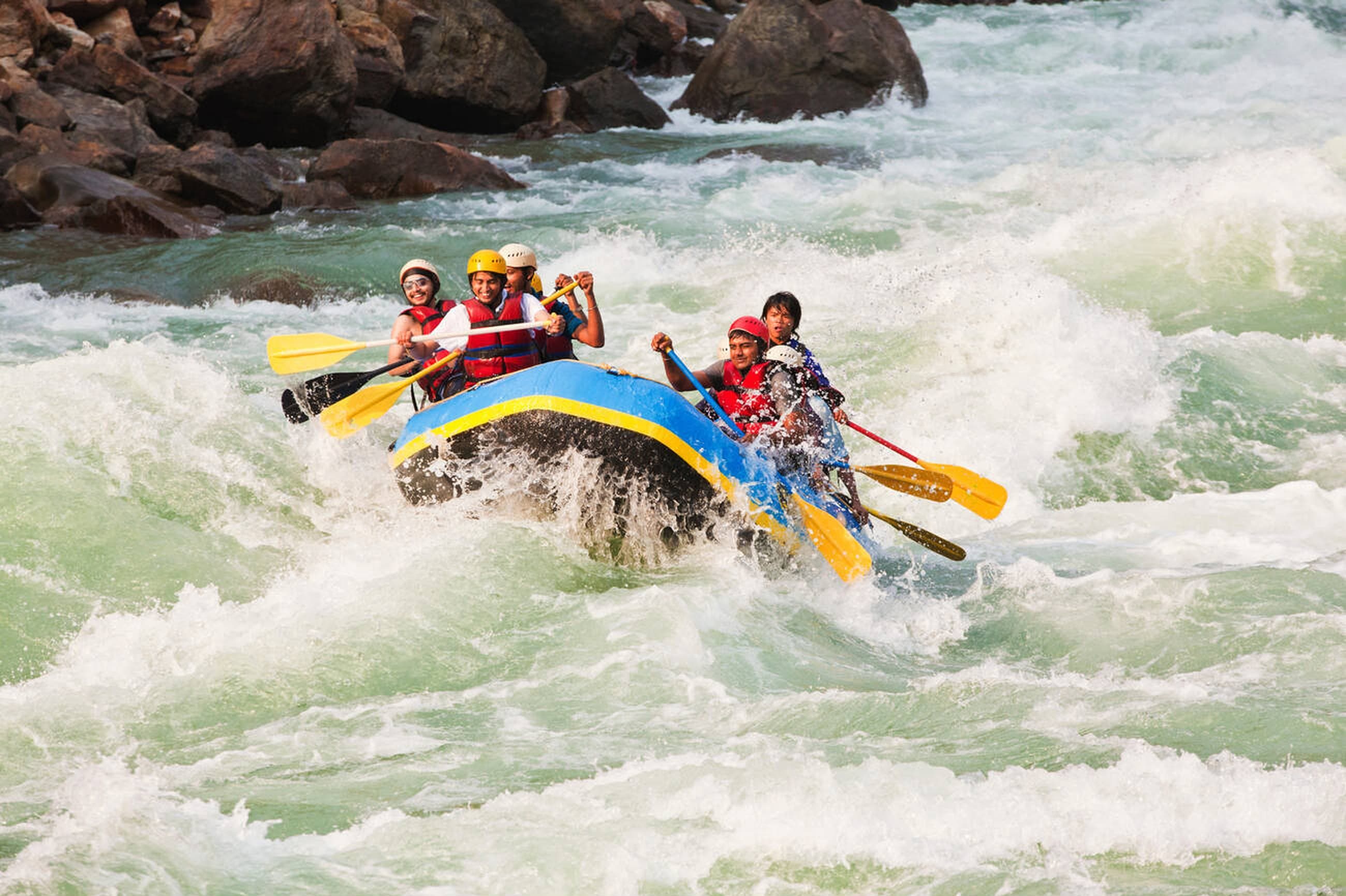 Routes for Rafting in Rishikesh