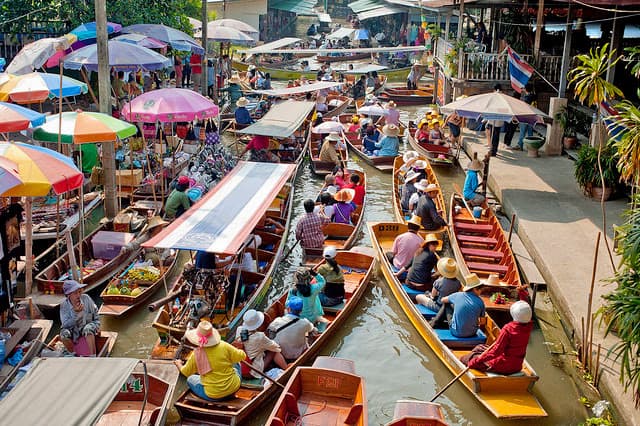 Shop At Floating Markets In The Mekong Delta