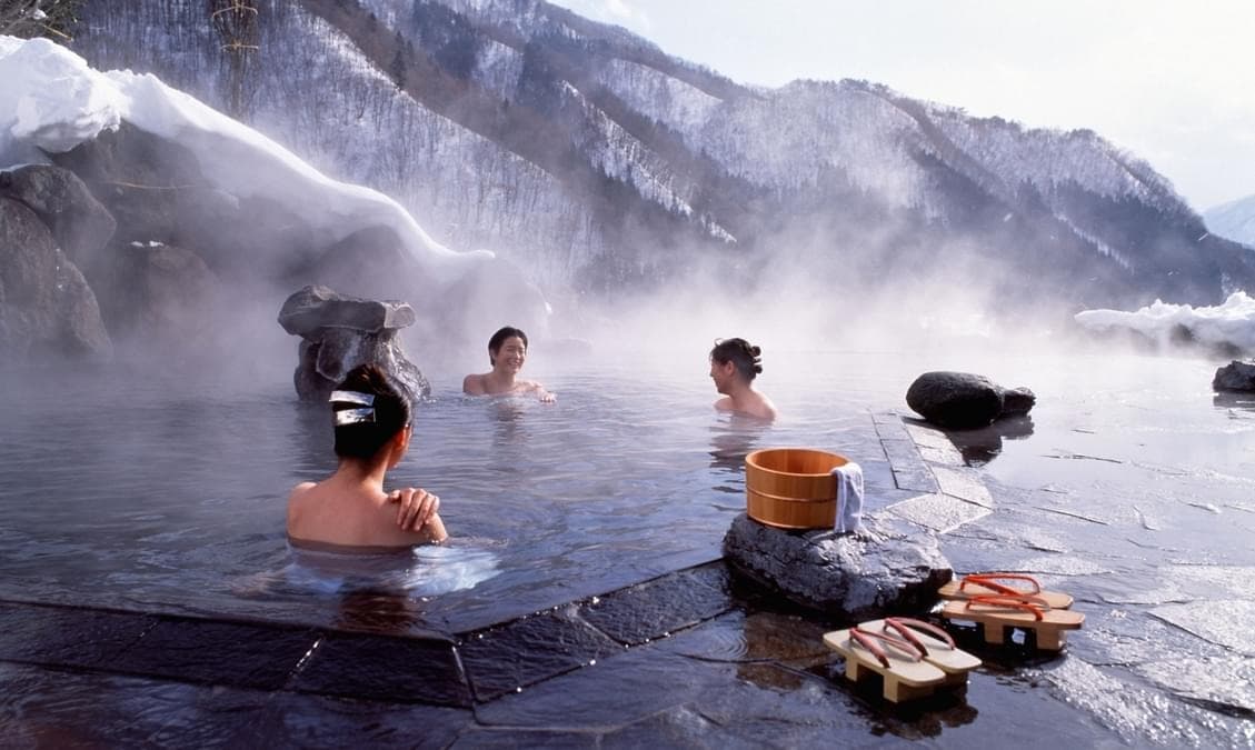 Take A Dip In Hot Spring