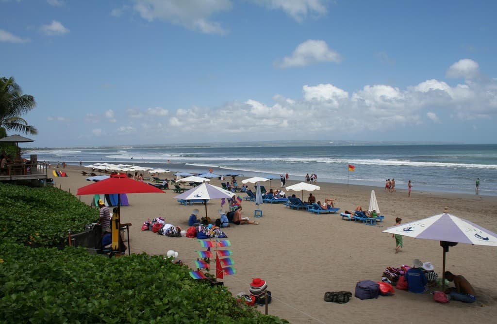 Enjoy Sunbathing At Seminyak Beach