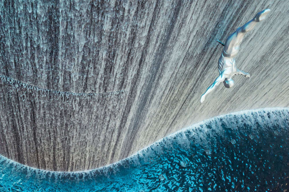 Marvel At The Human Waterfalls