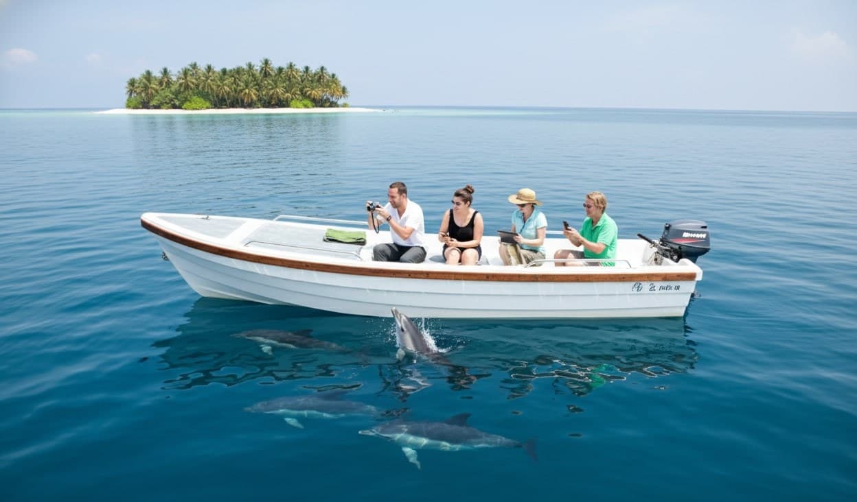 Spot Dolphins In Havelock Island