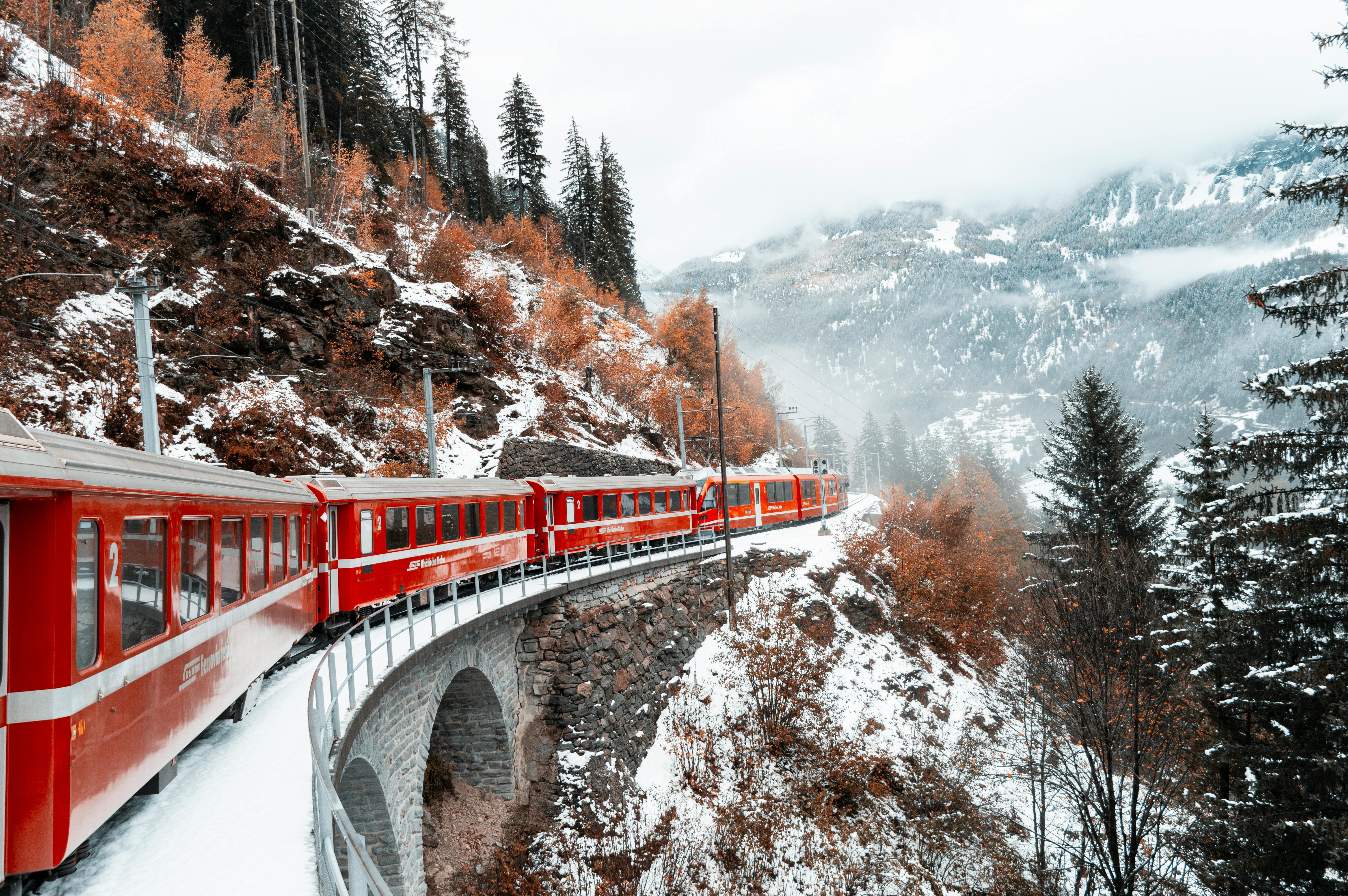 Glacier Express Train Journey