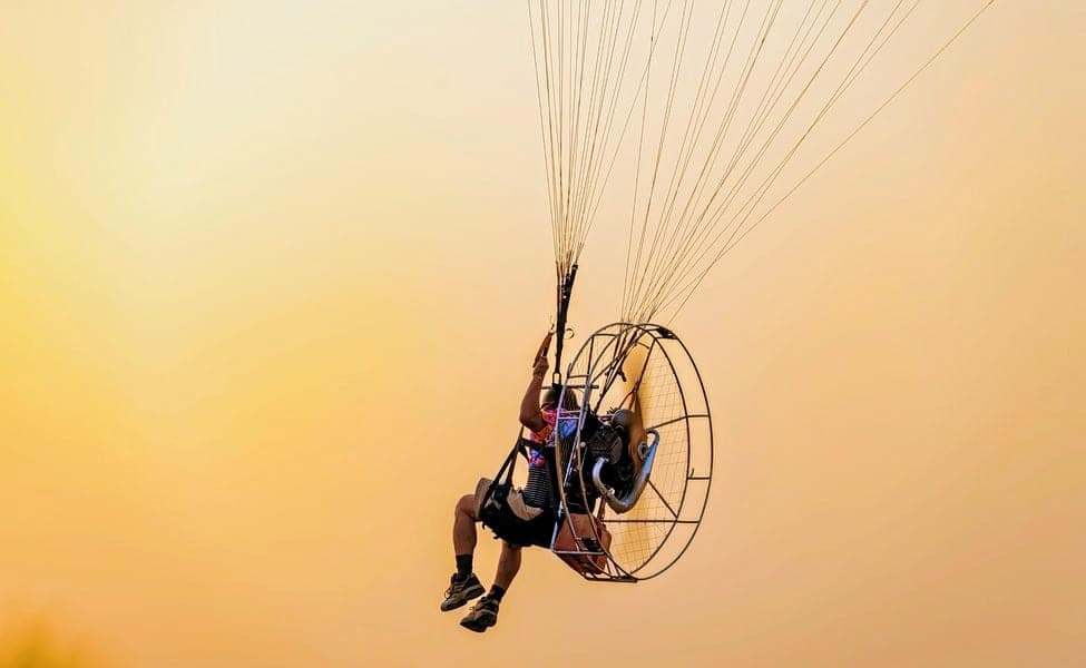 Indulge In A Session Of Paramotoring