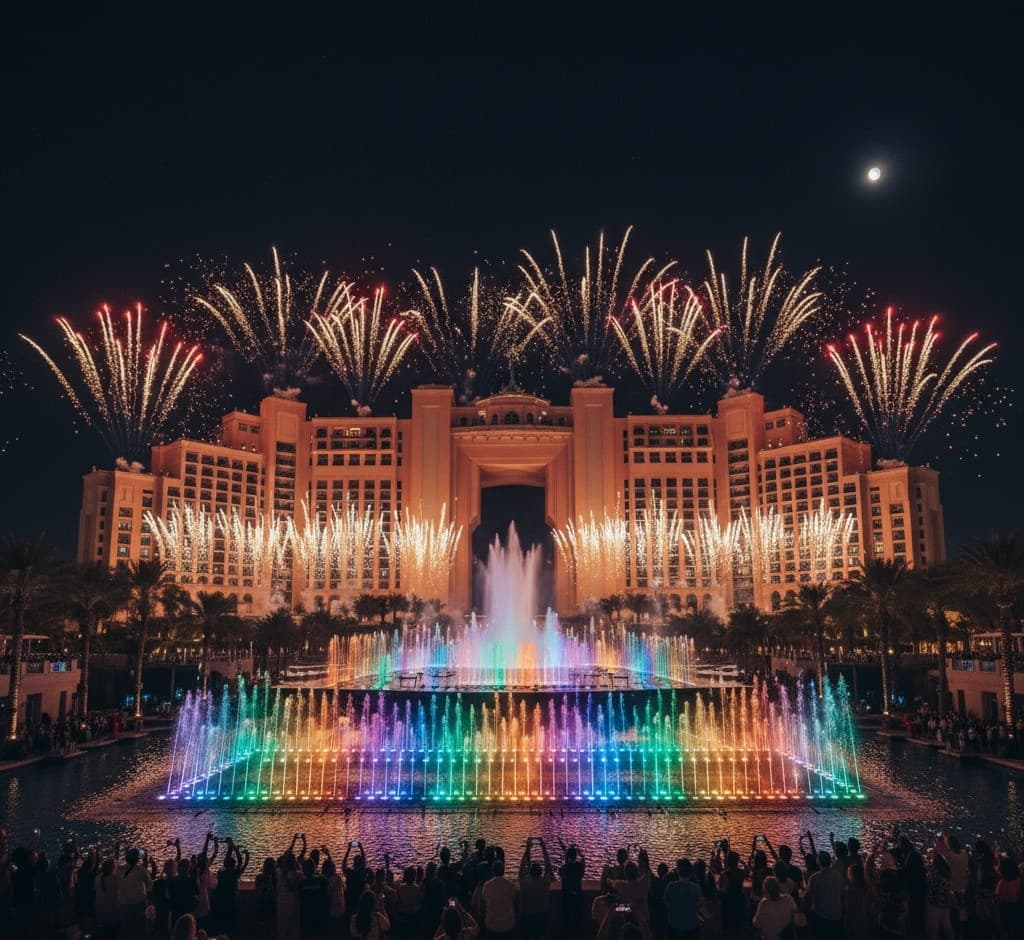 Skyblaze Fountain Show: Atlantis The Royal 