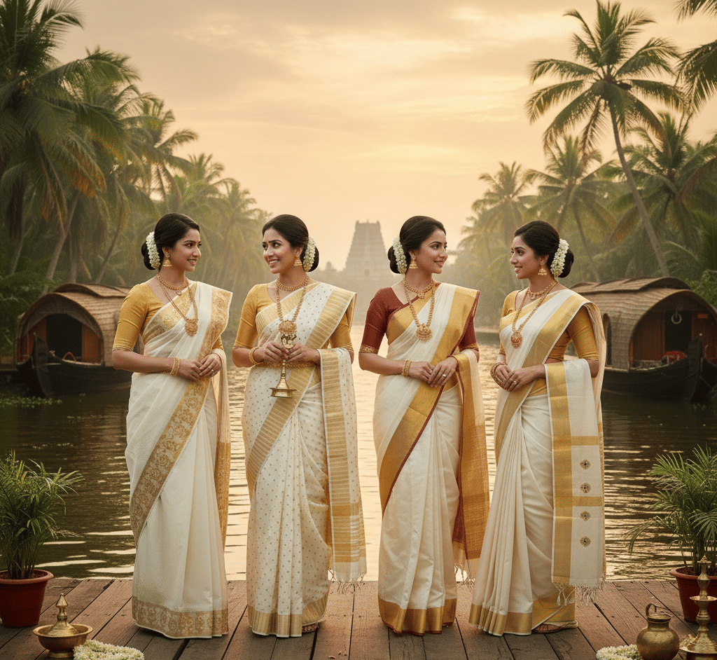 Traditional Kerala Sarees
