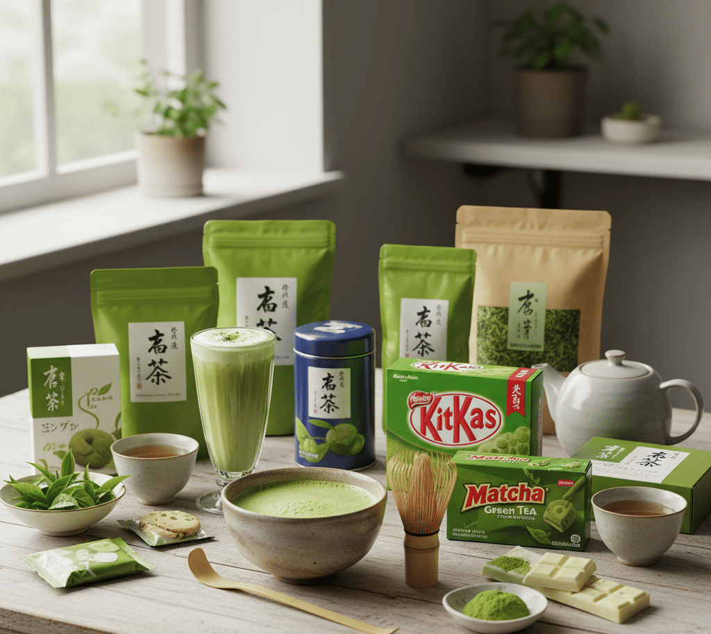 Matcha Products And Green Tea